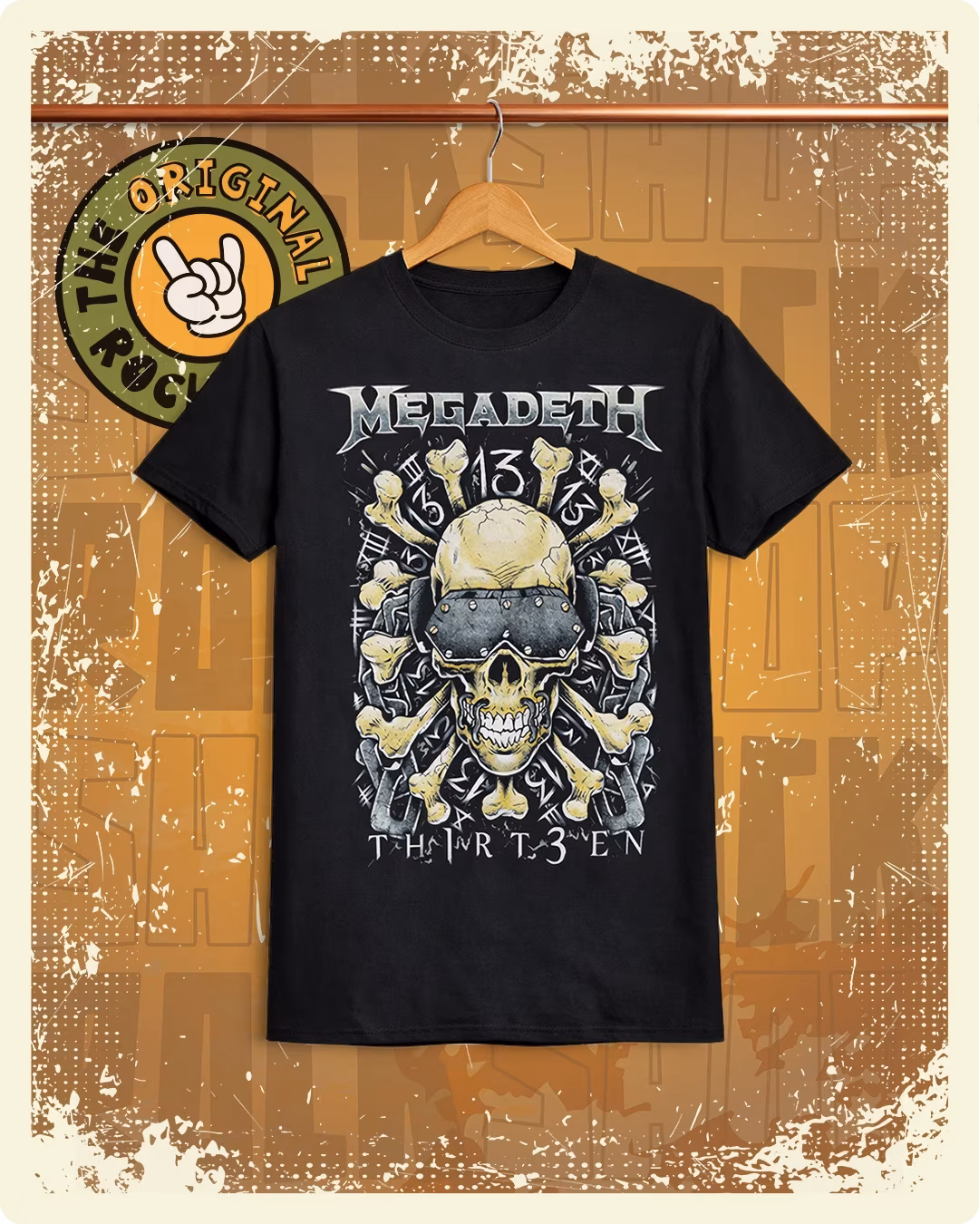 Rockshop, Rock Shop, Rock Shop Guatemala, Rockshop Guatemala, The Original Rockshop, The Original Rock Shop, Playeras, Camisetas, Megadeth